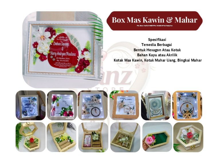 Box Mas Kawin & Mahar