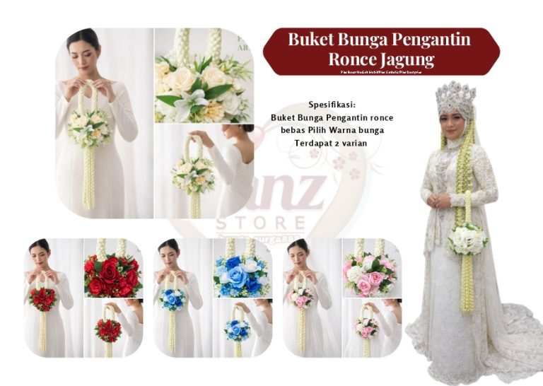 Buket Bunga Pengantin Ronce Jagung
