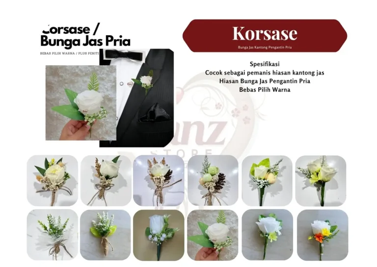 Bunga Jas Pria - Korsase