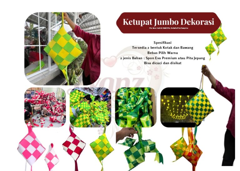 Ketupat Jumbo Dekorasi