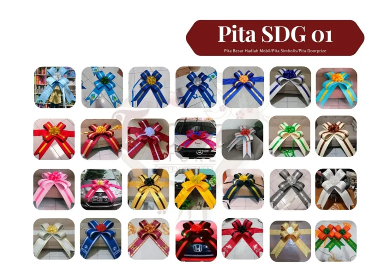 Pita Hadiah Mobil Ukuran Sedang