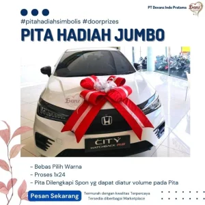 Pita Hadiah Mobil merah
