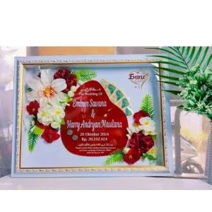 bingkai mahar pernikahan mewah